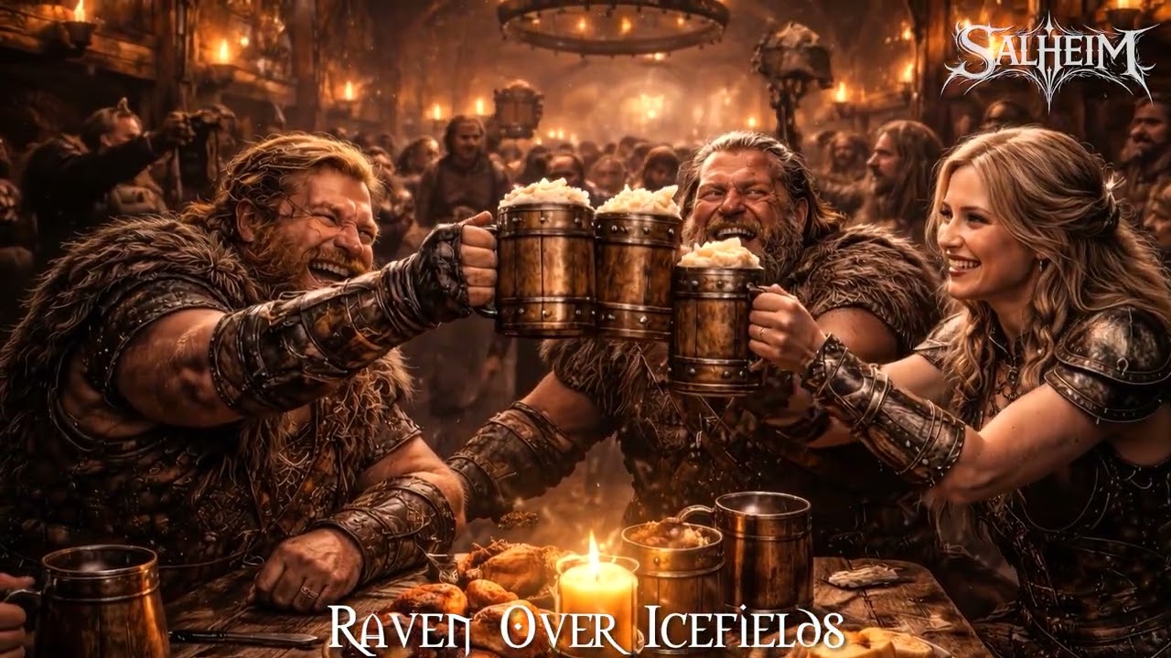 RAVEN OVER ICEFIELDS – Nordic Viking Violin Metal | Epic Norse Folk Music