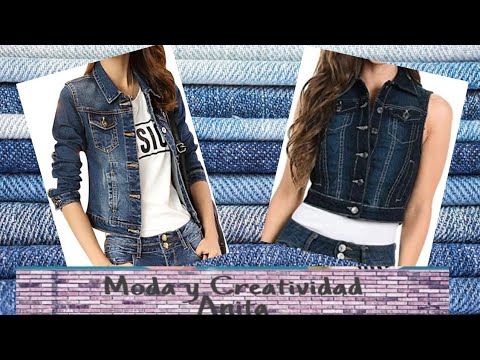 Escupir Conflicto Moler Moda 2020 Chaquetas y chalecos de jeans para mujeres - YouTube