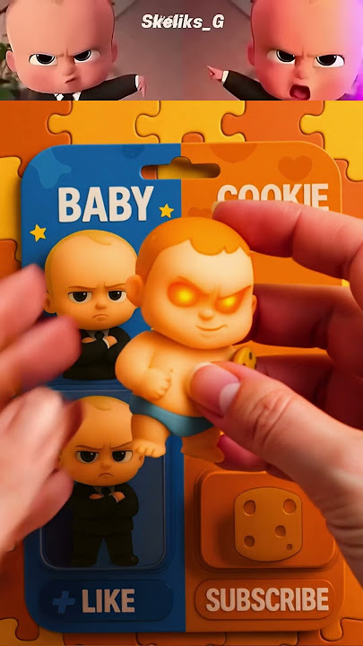 Unboxing Baby Boss x Cookie Boy  #animation #cartoon #babyboss
