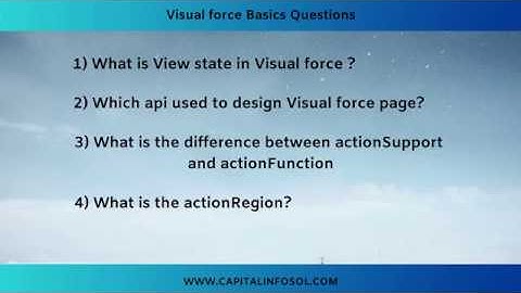 Accenture Latest Salesforce Interview Questions 2018 - Visualforce basics Questions