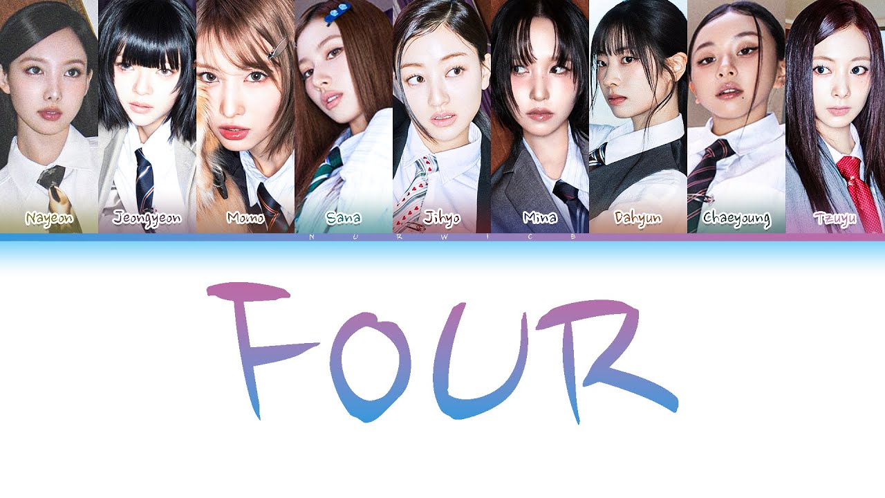 ♥twice♥ TWICE 'FOUR' Lyrics (트와이스 FOUR 가사) [Color Coded_Eng