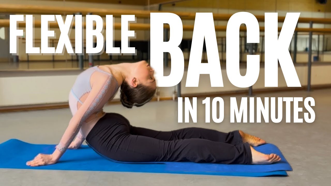 10-минутные упражнения на растяжку спины для гибкости — для начинающих