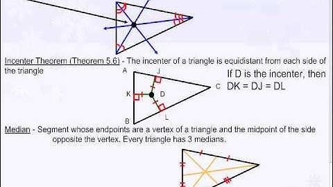 5-1 Day 1: Triangle Bisectors, Medians, and Altitudes