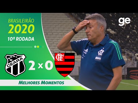 CEARÁ 2 X 0 FLAMENGO | MELHORES MOMENTOS | 10ª RODADA BRASILEIRÃO 2020 | ge.globo