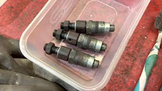 Cleaning 1KZ-TE Diesel Injectors for a Toyota Land Cruiser Prado