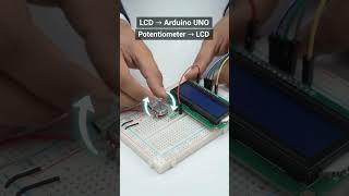 How to Make a Digital Thermometer Using Arduino & LCD | DIY Electronics Project#shorts #shortvideo