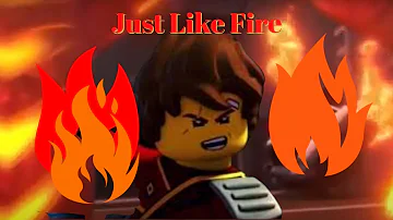 Lego Ninjago Just like fire Kai tribute