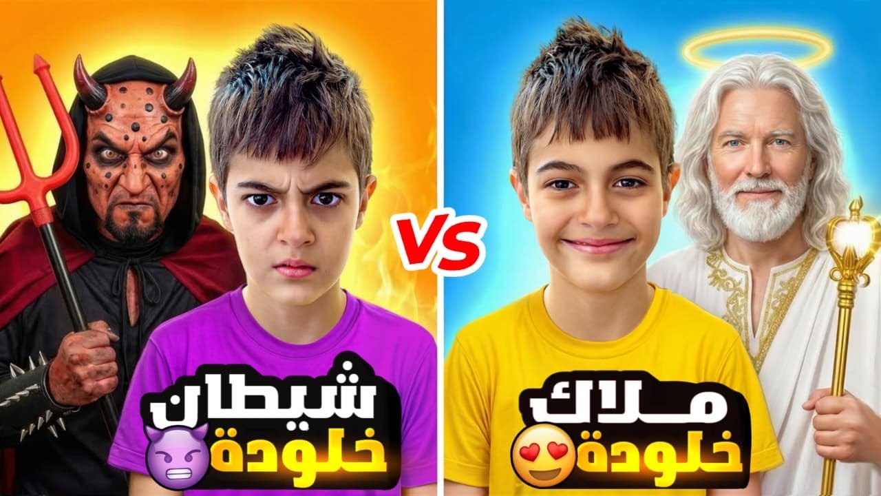 شيطان خلودة ضد ملاك خلودة😱/يا ترى كلام مين سمع خلوة🤔