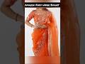 This saree looks super expensive 😍✨ Wedding wear saree under ₹1599 💖 #amazonsaree