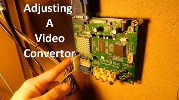 How To Adjust A Video Convertor PCB {CGA To VGA Convertor PCB}