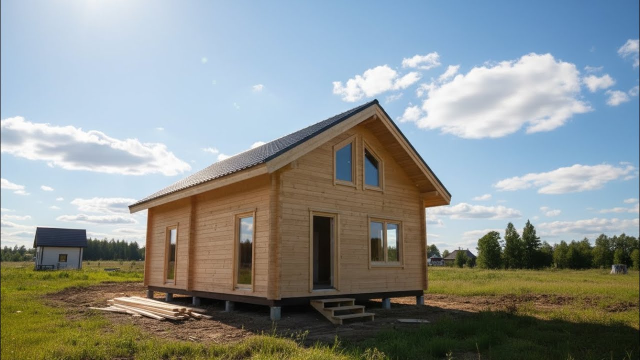We Built a Tiny House in 4 Days Full Construction Process - YouTube
