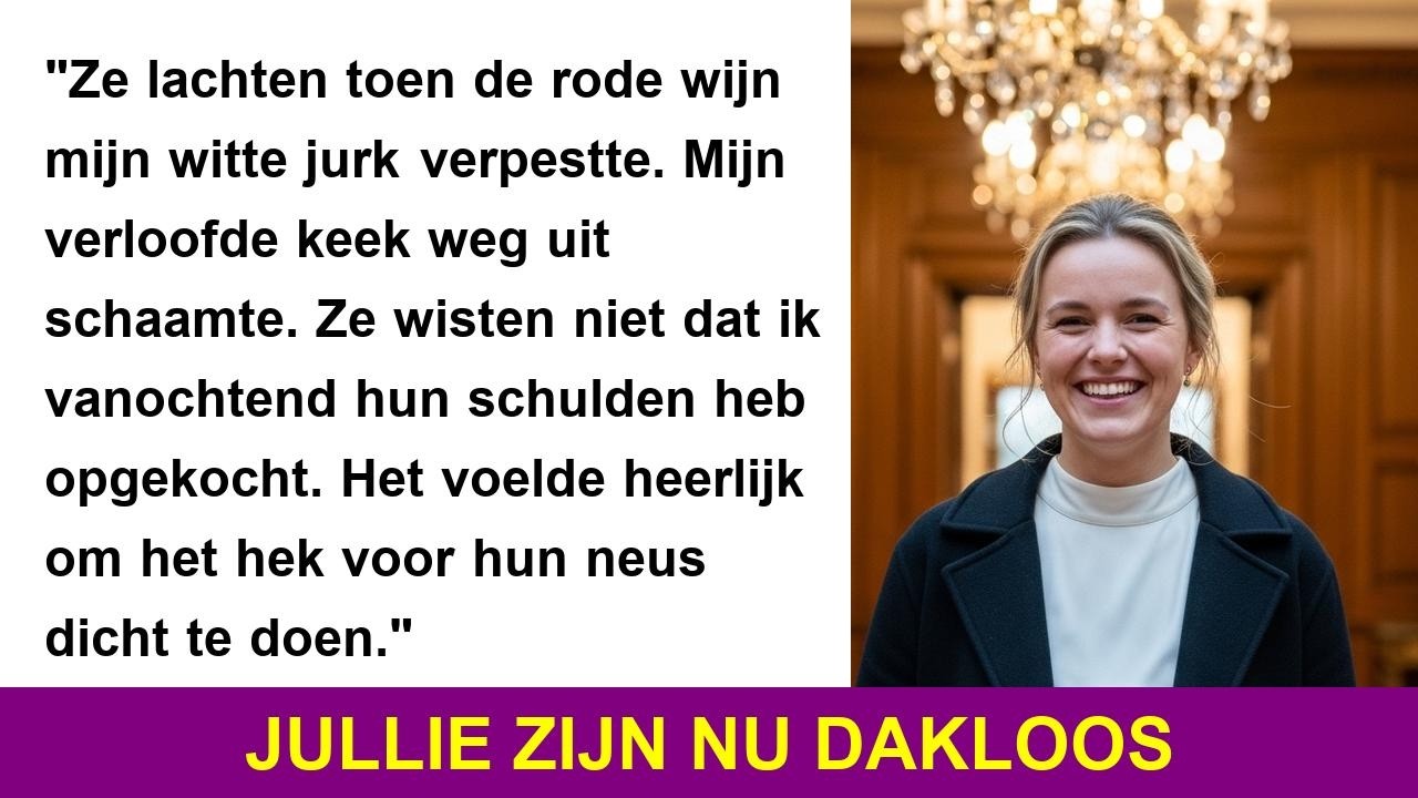 Ze noemde me een bedelaar op mijn eigen bruiloft niet wetende dat ik zojuist haar huis had gekocht