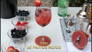 COCKTAIL GIN DE FRUTOS ROJOS