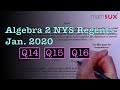 Algebra 2 Common Core Review Quiz