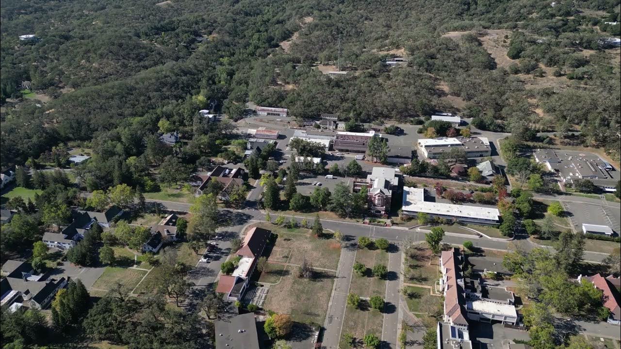 SDC Sonoma Developmental Center Glen Ellen Eldridge 4K Drone