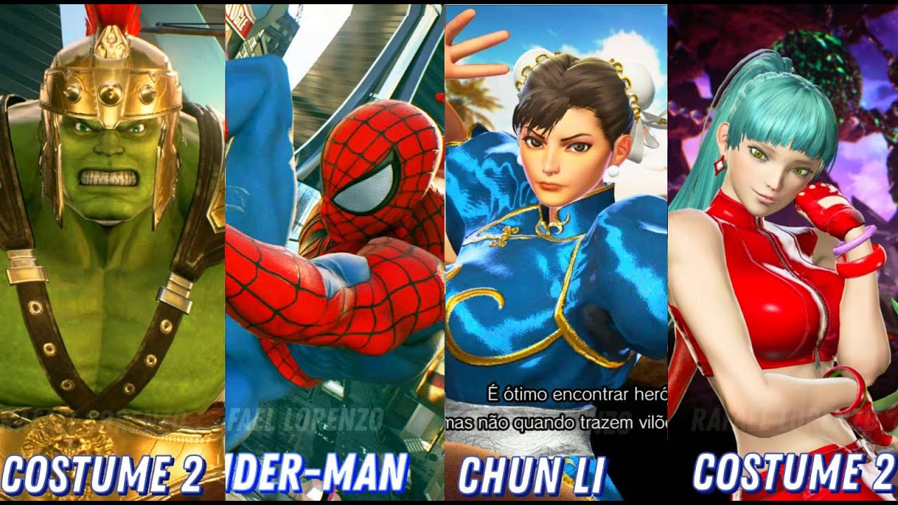 Marvel vs Capcom Infinite - ALL Characters Costumes Comparison Skins in ...