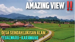 DESA Seindah LUKISAN ALAM‼️Desa Terindah di KARAWANG | PANORAMA CINEMATIC