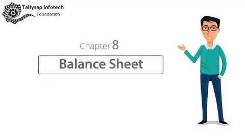 Balance Sheet (Chapter -8)