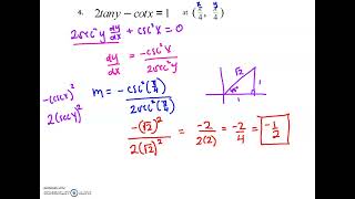 C Implicit Differentiation Pt. 2