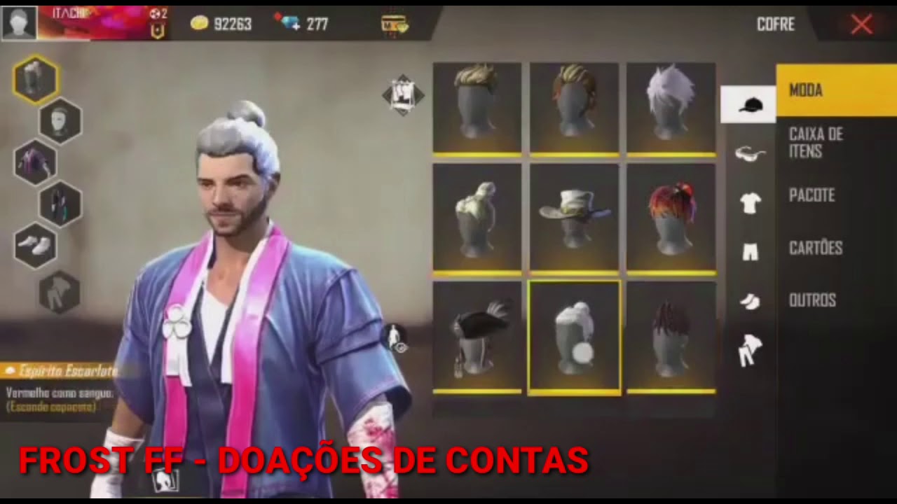 DOANDO CONTA MUITO GEMADA DE FREE FIRE! (DOANDO CONTA #14) - YouTube