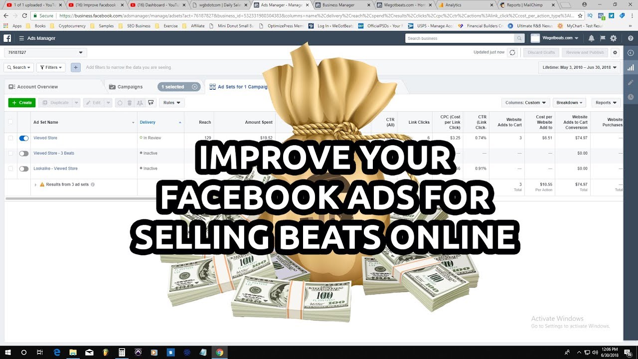 Facebook Ads for Selling Beats Online 