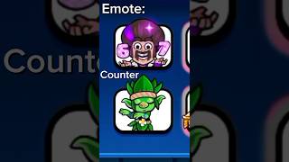 Emotes Vs dance 🩰 #clashroyale #shorts