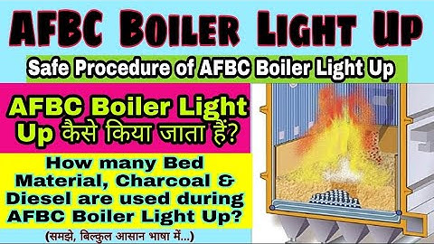 AFBC Boiler Light Up Procedure || AFBC Boiler Light Up कैसे किया जाता हैं? || Boiler Cold Start Up