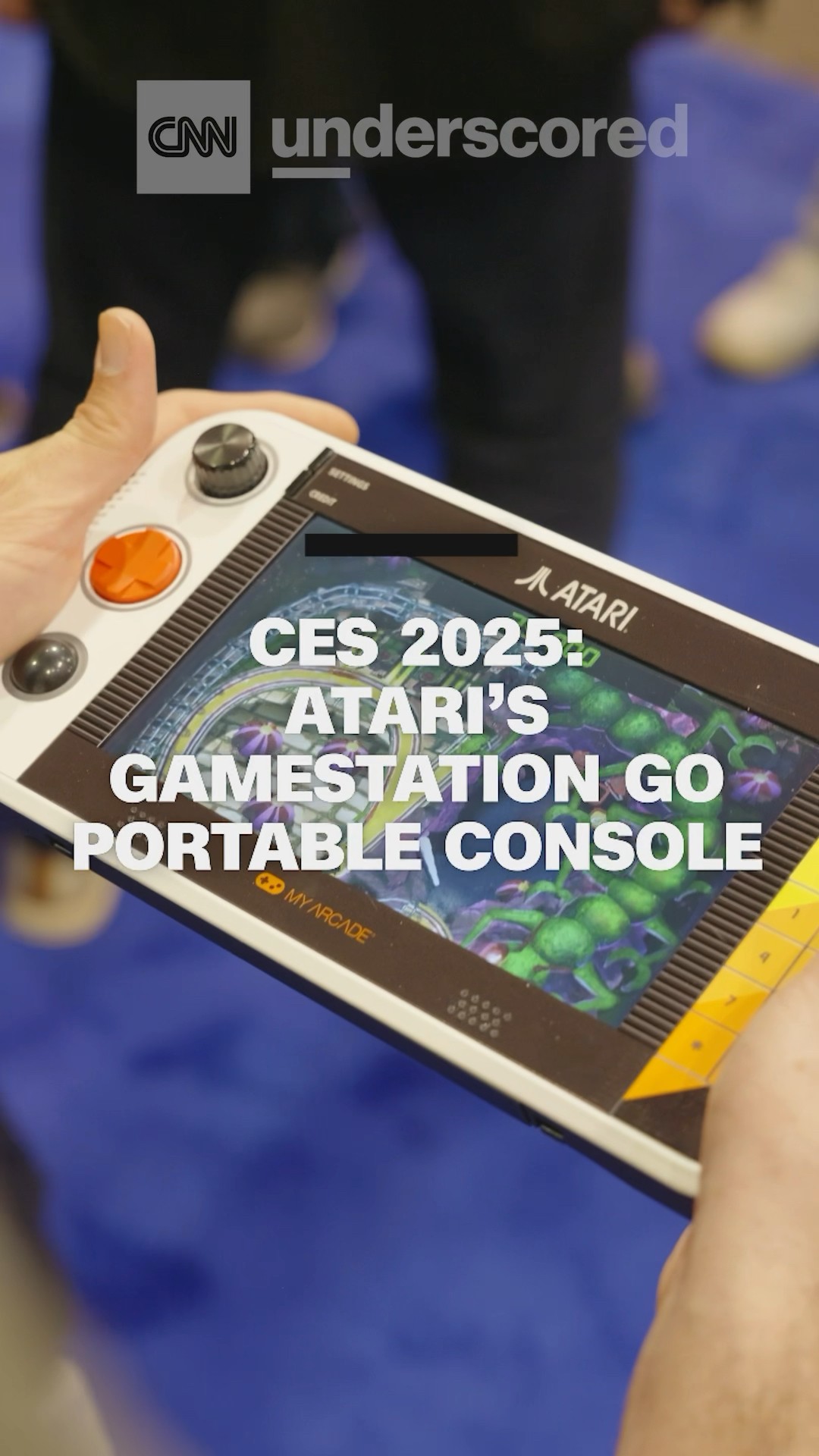 CES 2025: Atari's Gamestation Go portable console