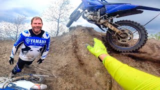 Sketchy Hill Fails, Helping Strangers, Making Friends - A day on a Dirt Bike