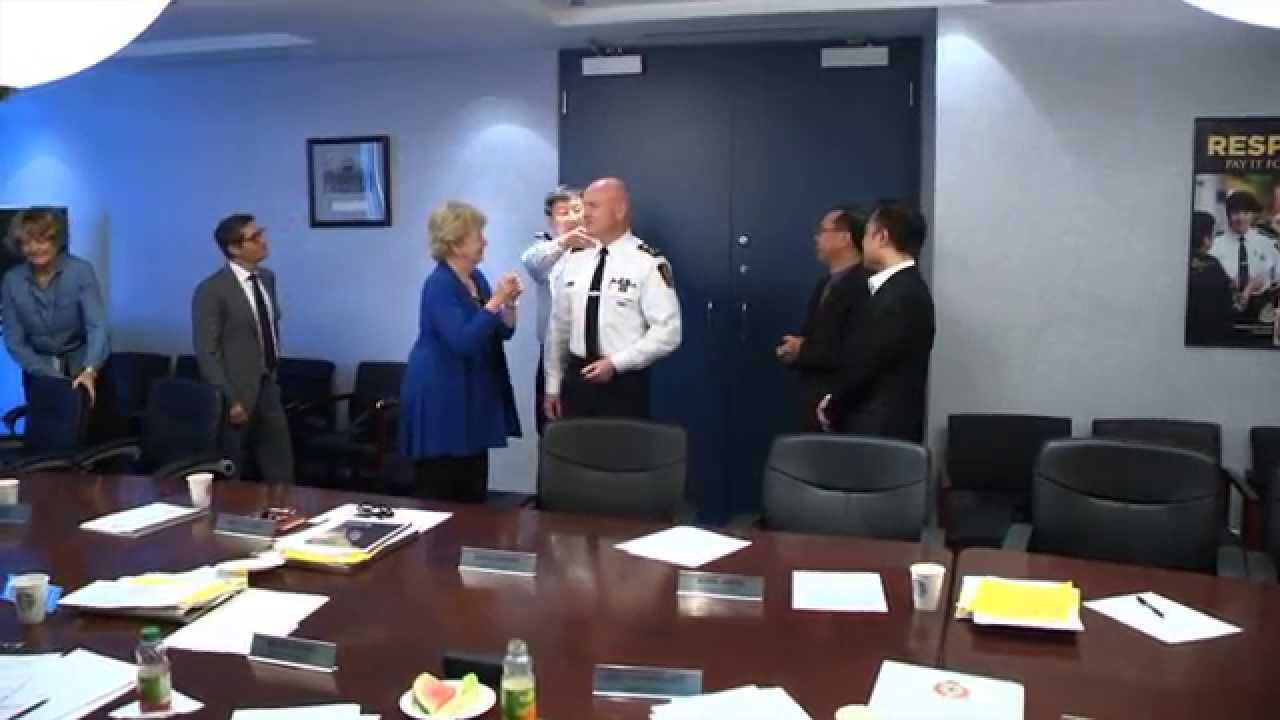Chief Palmer Signing Ceremony