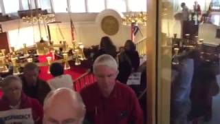 Clearing the Senate gallery