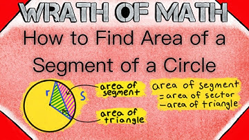 How to Find the Area of a Segment of a Circle | Geometry, Circle Segments, Segment Area