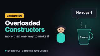 Java Overloaded Constructors and the Default Constructor, Step by Step | Java Course L56
