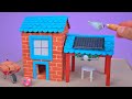 Amazing SOLAR POWERED HOUSE MODEL made with Mini Bricks