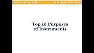 Globalization in Education - Instrumentation in Intercultural Training