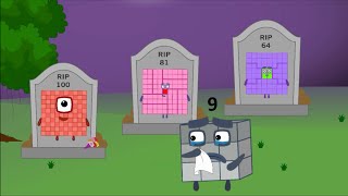 Animation Story Rest Peace In Heaven Numberblocks Squares 100 81 And 64