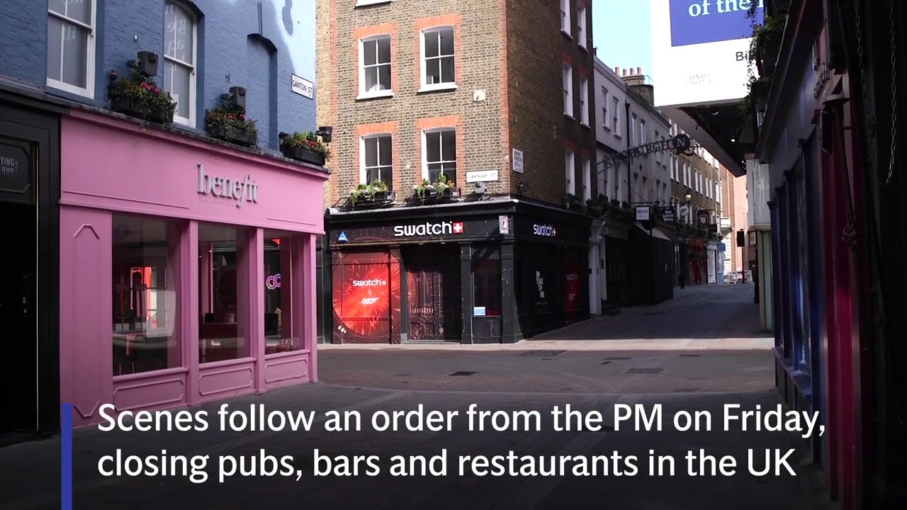 Empty roads of UK tell the World to Repent