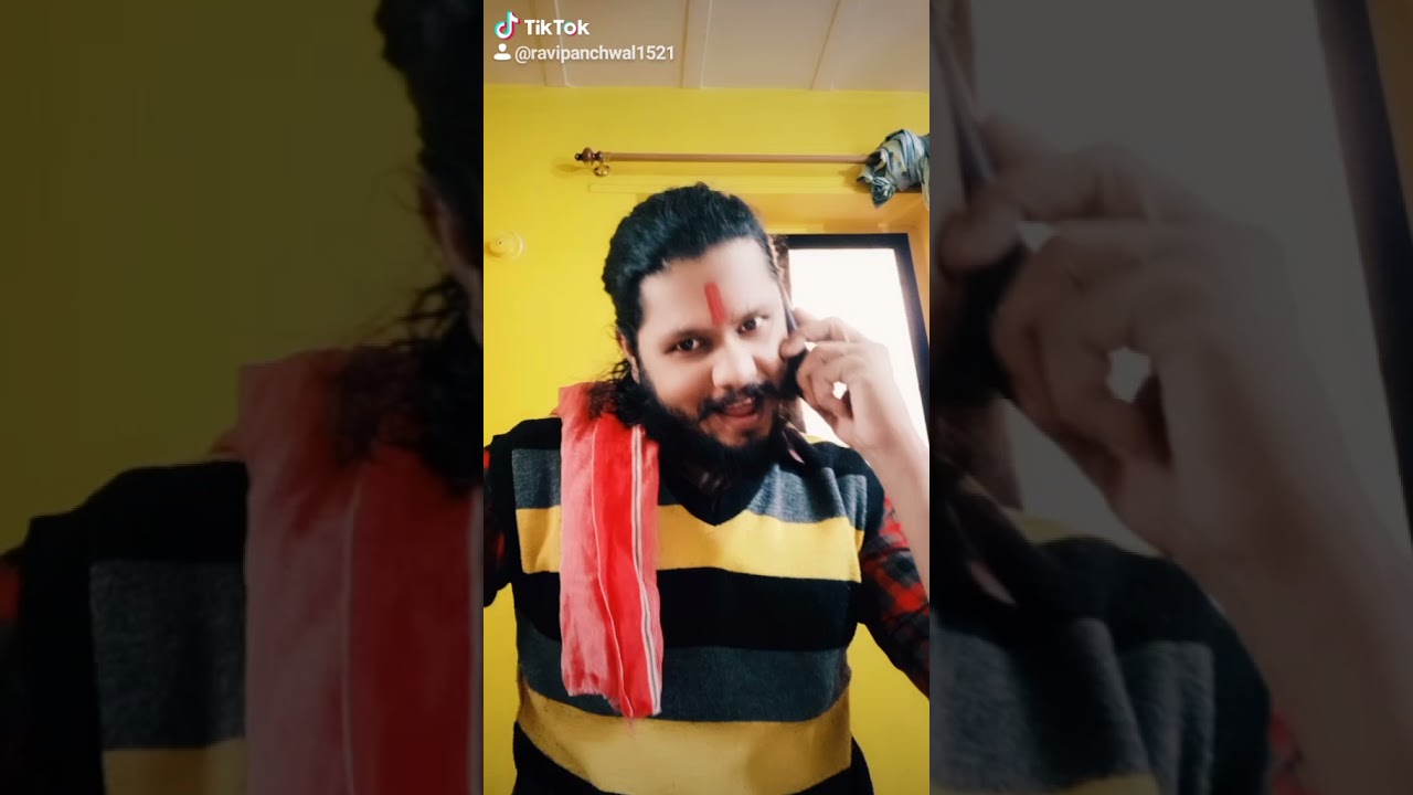 Ravikumar Panchwal tik tok video lockdown covid acting practice