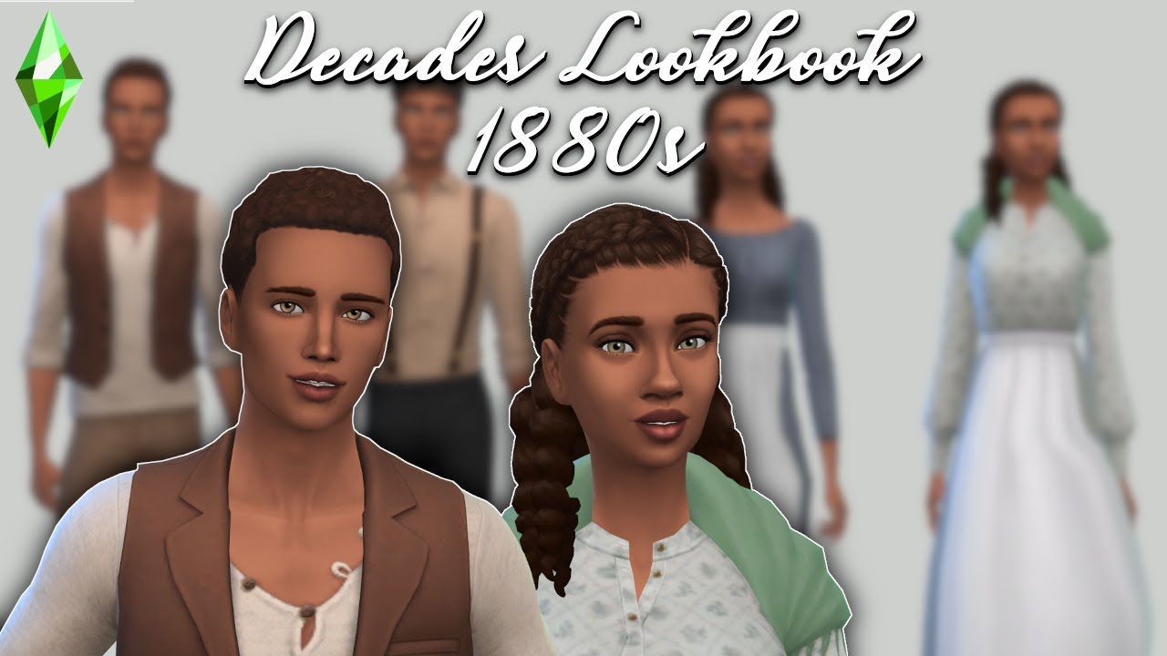 1880s Outfits for Teens! | CC + Links | Sims 4 Decades Lookbook
