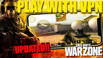 HOW TO PLAY WARZONE MOBILE WITH VPN/ NEW-LATEST FIX " UNABLE TO CONNECT TO DATA CENTER EROR FIXED "