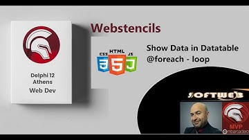 Delphi WebStencils 7: عرض البيانات من القاعدة في DataTable 2
