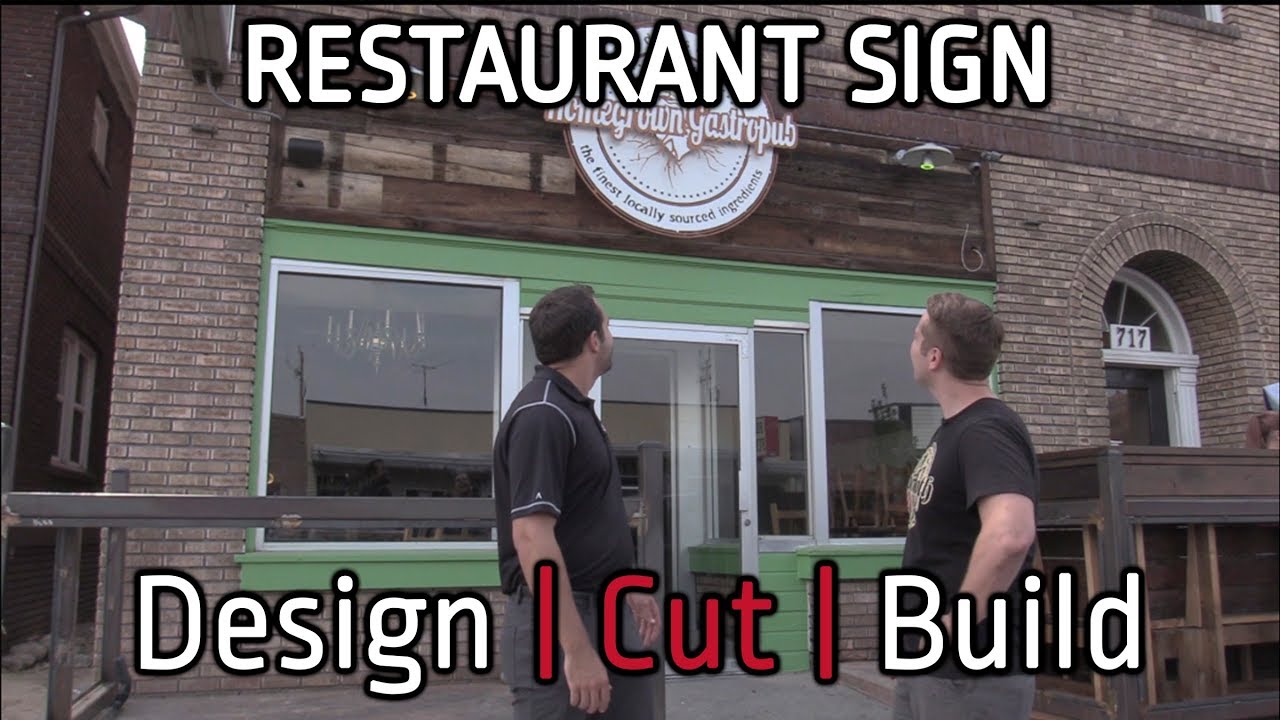 Restaurant Sign: Design | Cut | Build S2:E6 - YouTube