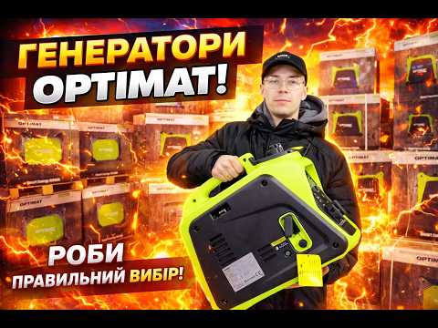Инверторный генератор 2 кВт OPTIMAT 2200 I, видео 1