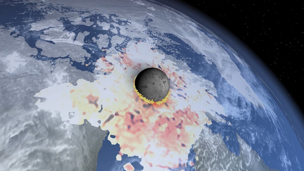 Universe Sandbox 2 - Asteroid Crashes into Canada - YouTube