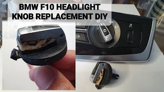 BMW headlight control unit switch knob replacement DIY