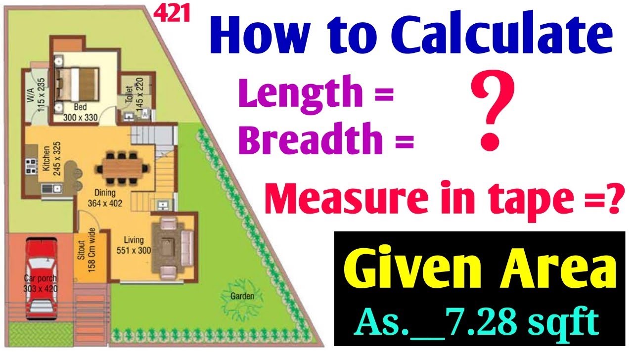 Find Out Length And Breadth Of Given Area Of Plot Rectangle And