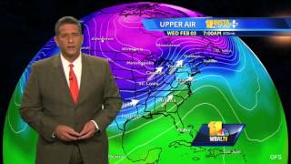 Milder, warmer Sunday; Chance for rain in 7-Day