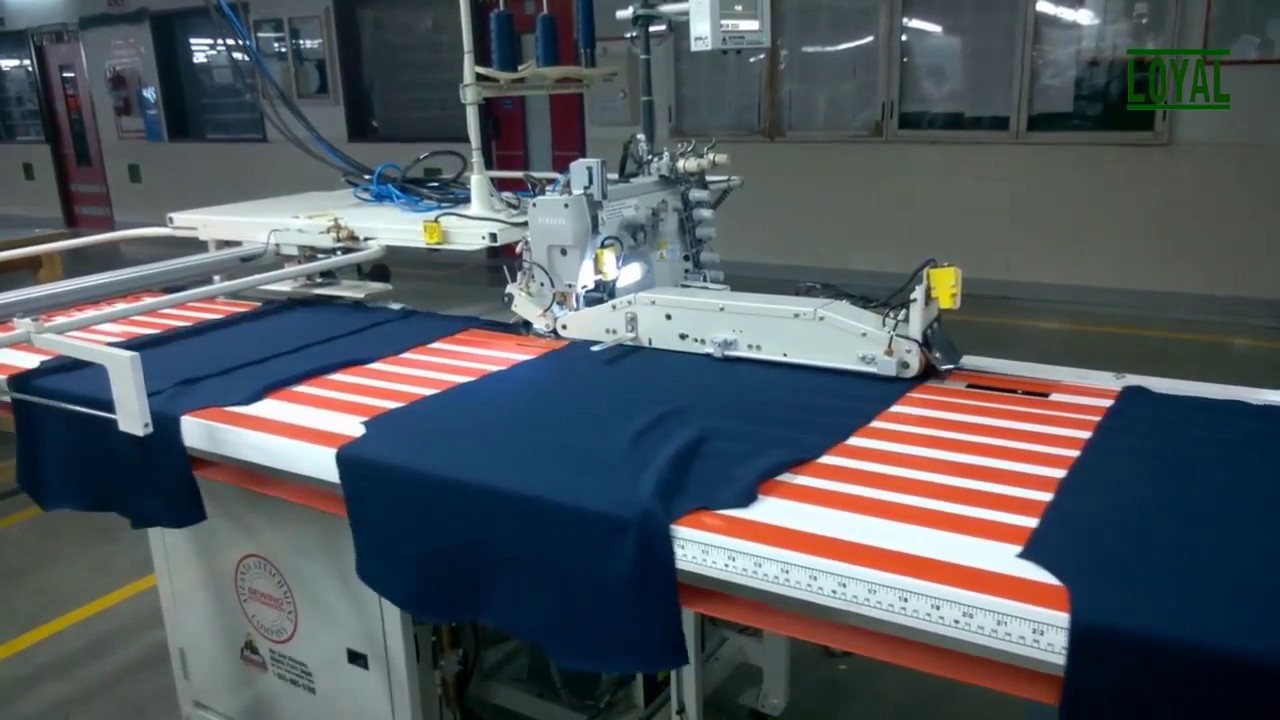 Automatic Two Needle Bottom Hemmer Machine