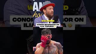 Conor McGregor reacting to Ilia Topuria loss against Justin Gaethje