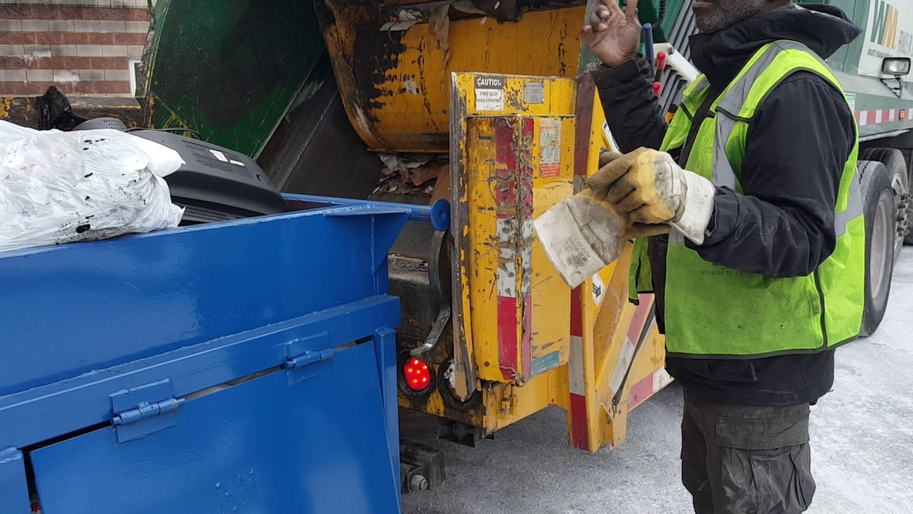Waste Management Trash Pickup Mantua Presbyterian Apartments 011017
